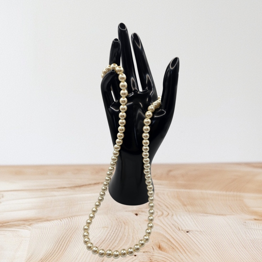 1920s Vintage 24" FAUX Pearl Necklace